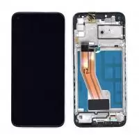 Дисплей для Samsung Galaxy M11 SM-M115 черный с рамкой