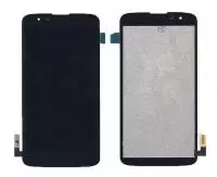 Модуль (матрица + тачскрин) для LG K7 MS330, черный