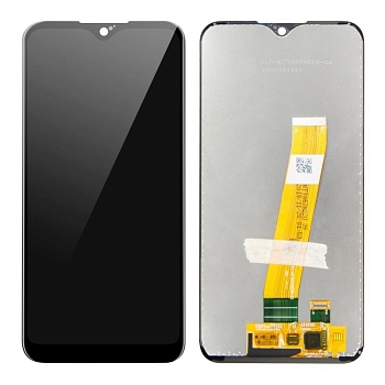 Дисплей для Samsung Galaxy A01 (A015F), в сборе с тачскрином, черный (узкий коннектор)