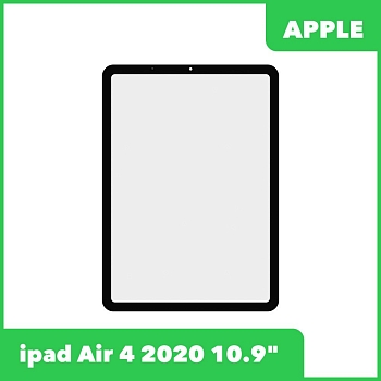 Стекло для переклейки Apple iPad Air 4 2020 10.9" (A2316, A2324, A2325, A2072), черный