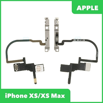 Шлейф/FLC Apple iPhone XS, XS Max на кнопку включения и микрофон