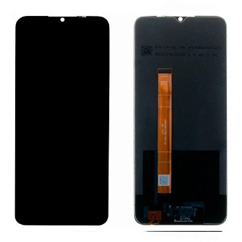 Дисплей для Oppo A15, A15s + тачскрин (черный) (100% LCD)
