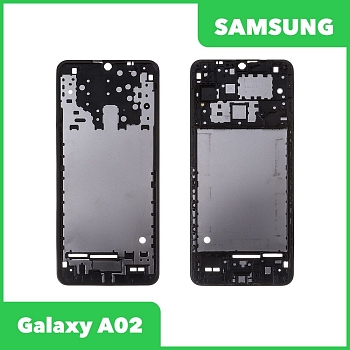 Рамка дисплея для Samsung Galaxy A022G (A02) (черный)