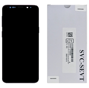 Дисплей Samsung G960F/DS (S9) в рамке (пурпурный) сервисный ориг 100% Super AMOLED