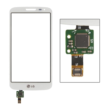 Сенсорное стекло (тачскрин) для LG Optimus G2 Mini, белый