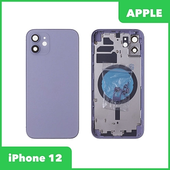 Корпус для Apple iPhone 12 (фиолетовый)