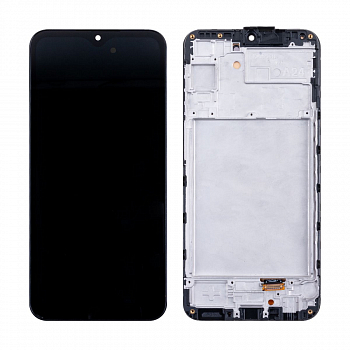 Дисплей Samsung A245F (A24) в рамке (черный) OLED