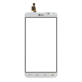 Сенсорное стекло (тачскрин) для LG G Pro Lite Dual D686, D685, L9X, белый