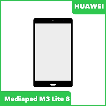 Стекло + OCA пленка для переклейки Huawei MediaPad (CPN-L09) M3 Lite 8, черный